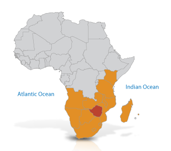 Zimbabwe Accommodation Map