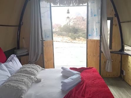 Spitzkoppe Tented Camp Wooden Hut View