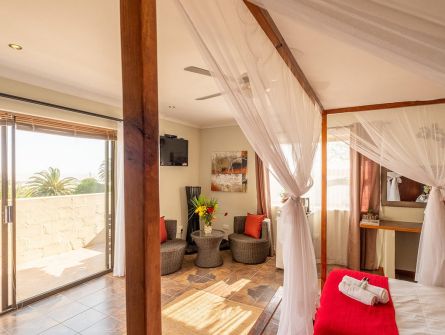 Gecko Ridge Guesthouse Luxuszimmer Salon