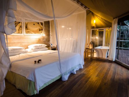 Nambwa Tented Lodge Luxury Tent Bedroom