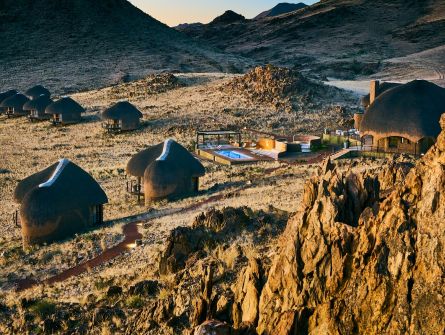 Desert Hills Lodge Hut Exterior