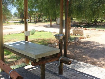 Molopo Kalahari Lodge Campsite Picnic Bench