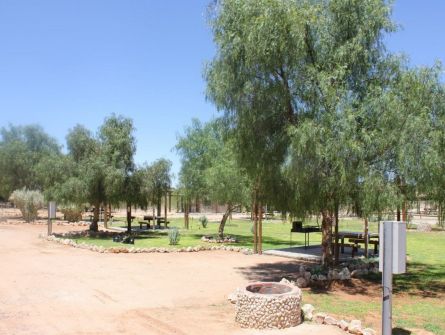 Molopo Kalahari Lodge Campsite View