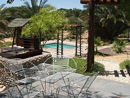 Molopo Kalahari Lodge Chalet Braai