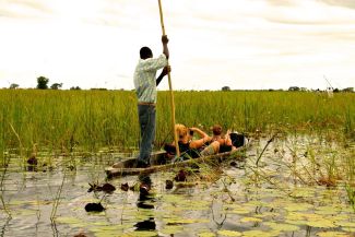 Traditionl Mokoro Trip Maun Botswana